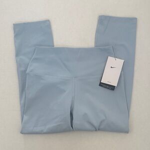 Nike women’s one high waisted crop Lt armory blue Active Leggings